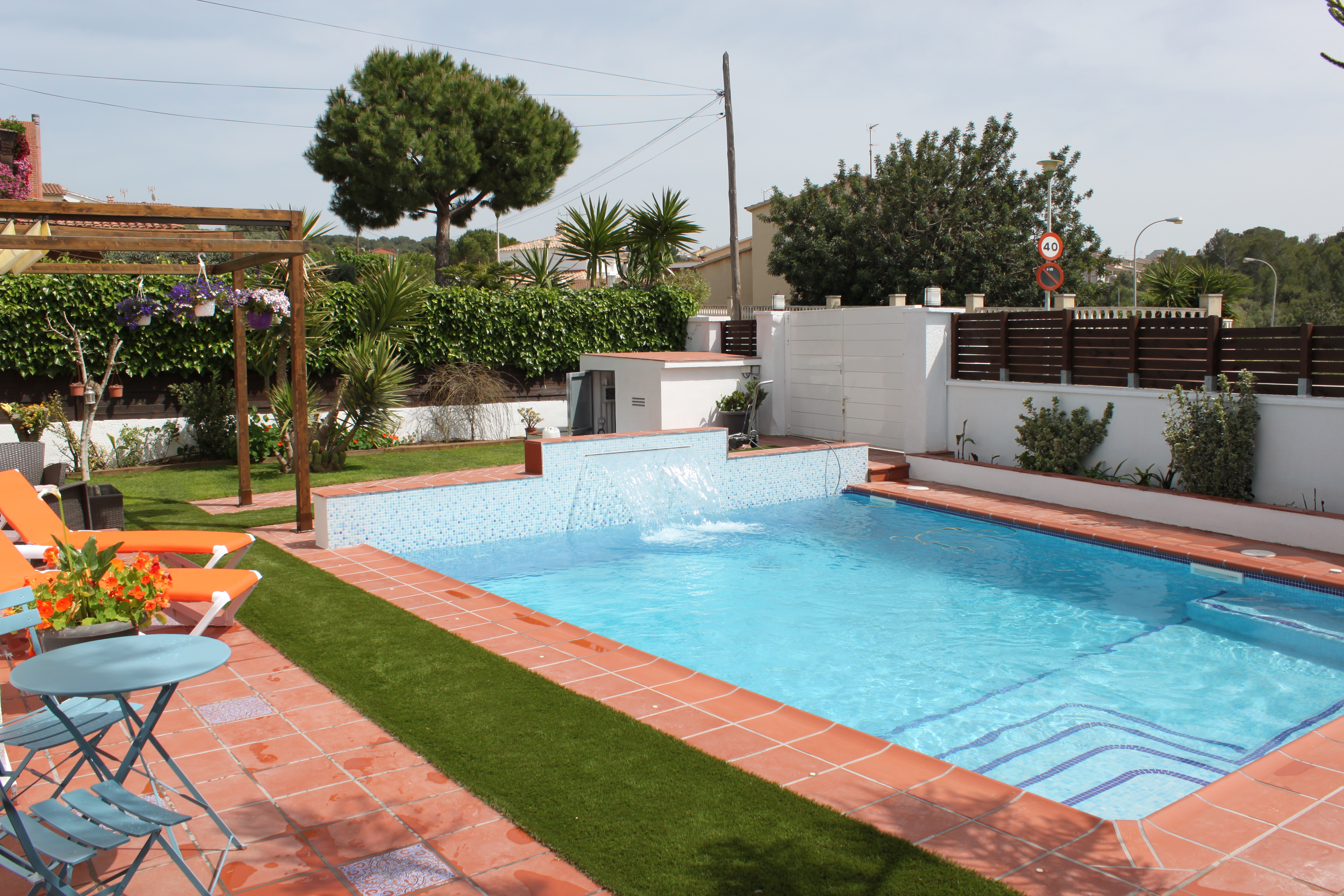Private swimming pool at Villa Habana